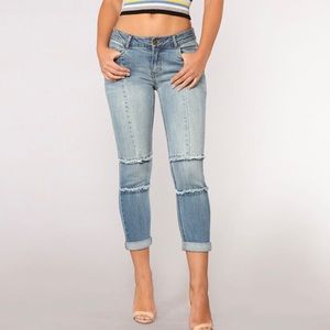 NEW Fashion Nova Leanin Ankle Jeans Size 0